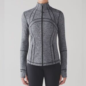 Lululemon Define Jacket Size 10 in Heathered Black